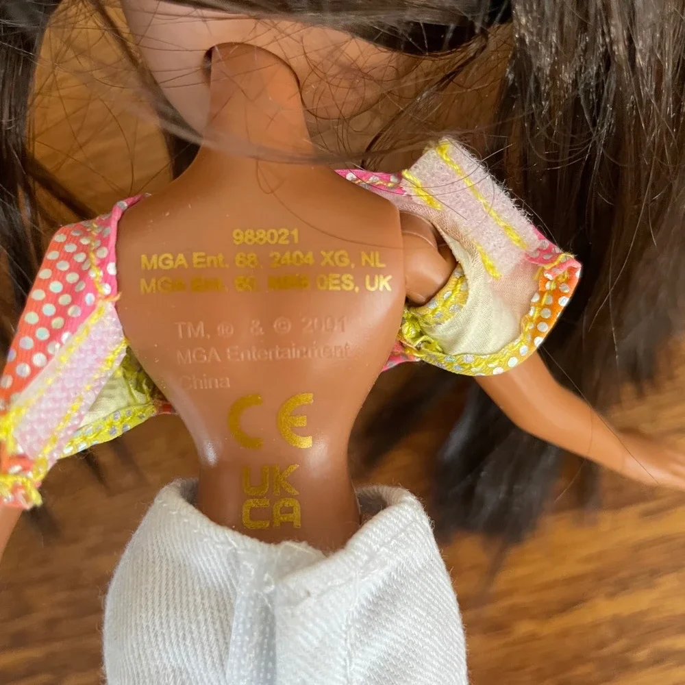 Vtg Bratz SASHA Doll 2001 MGA‎ Entertainment 1st Edition Platform Shoes Clothes